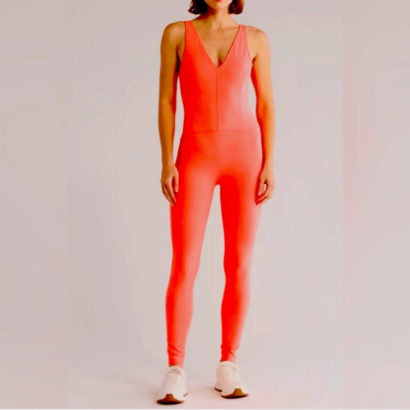 NEW FREE PEOPLE - Never Better Strappy Back Jumpsuit - Picture 3 of 9